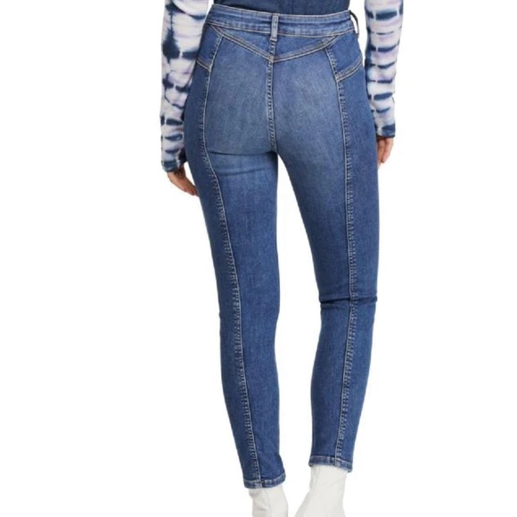 FREE PEOPLE Riley Seamed Skinny Jeans - Picture 2 of 10